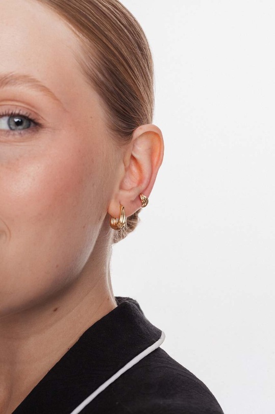 Позлатени сребърни обици ANIA KRUK Vintage злато SRUKS1070Z