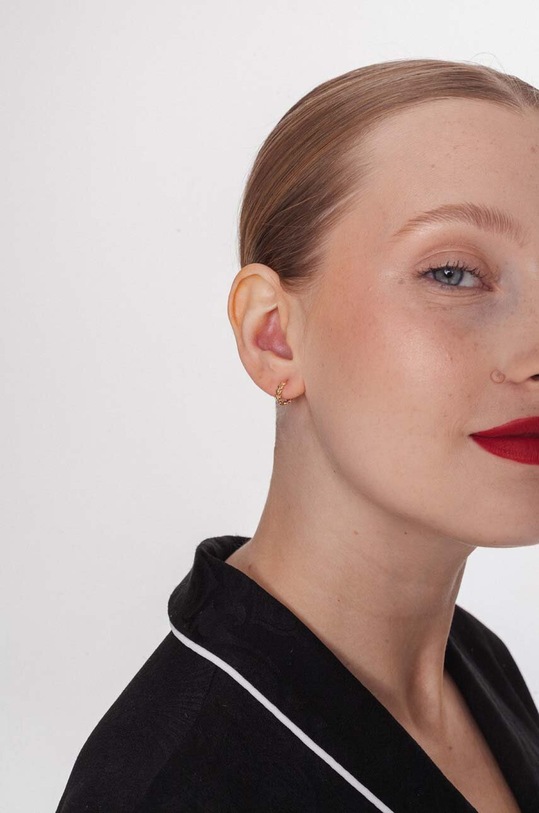 ANIA KRUK aranyozott ezüst fülbevaló Believe arany SRUKS1080Z