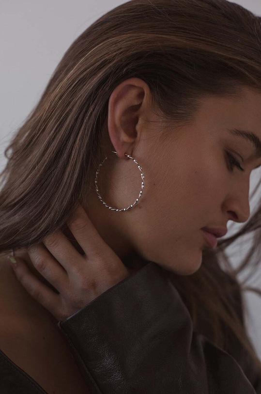 Аксесоари Сребърни обици ANIA KRUK TRENDY SLTKS1590 сребърен