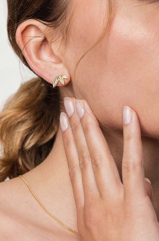 Akcesoria ANIA KRUK kolczyki pozłacane HIPPIE SAKKS2230Z złoty