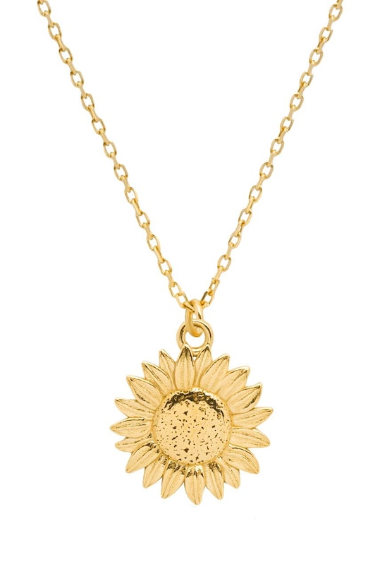 Stříbrný pozlacený náhrdelník ANIA KRUK BELIEVE pozlacení zlatá SAKNS2290Z