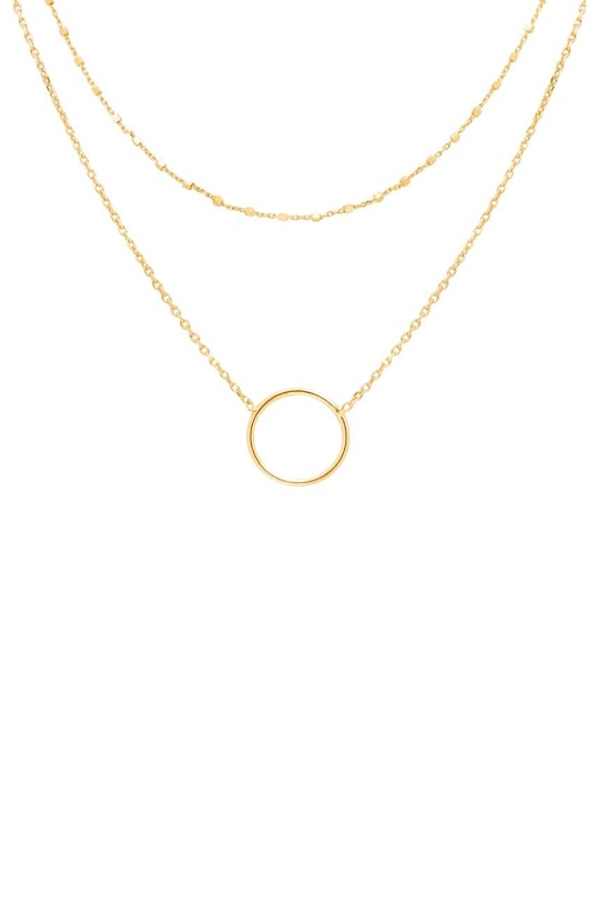 ANIA KRUK naszyjnik ze srebra pokrytego złotem COSMO pozłacane złoty SLTNS2510Z