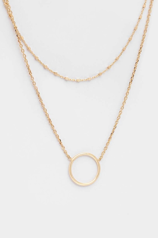 ANIA KRUK naszyjnik ze srebra pokrytego złotem COSMO SLTNS2510Z złoty ZA00