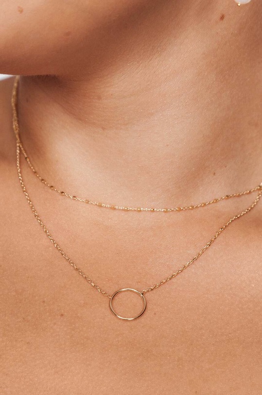 ANIA KRUK naszyjnik ze srebra pokrytego złotem COSMO złoty SLTNS2510Z