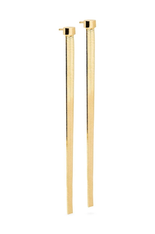 Ασημένια επιχρυσωμένα σκουλαρίκια ANIA KRUK TRENDY επιχρυσωμένο χρυσαφί SMVKS1530Z