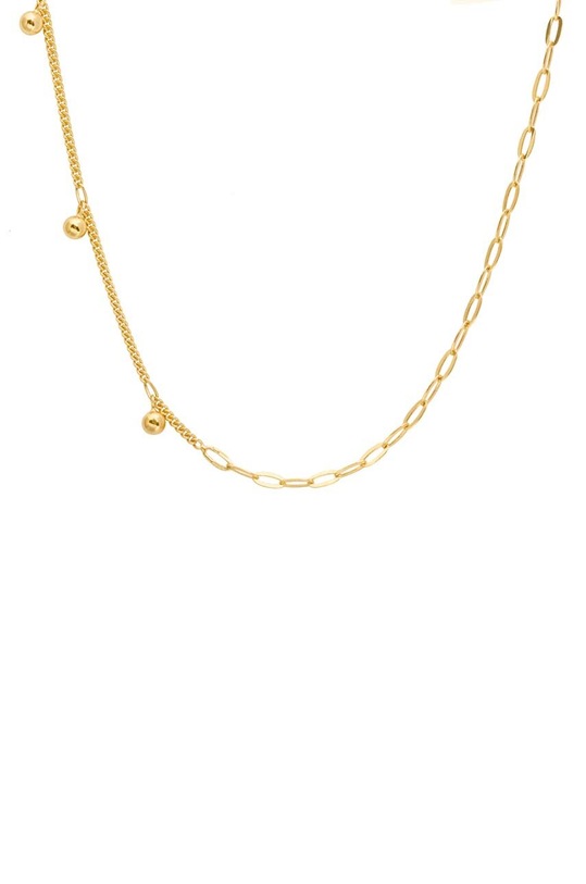 ANIA KRUK naszyjnik ze srebra pokrytego złotem TRENDY pozłacane złoty SSINS1680Z