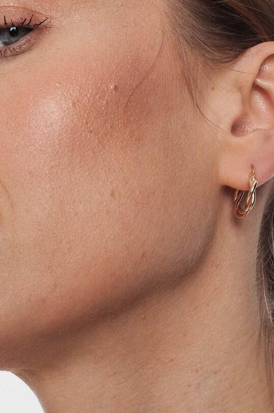 Αξεσουάρ Χρυσά σκουλαρίκια ANIA KRUK ROYAL ZAFKZ0190 χρυσαφί