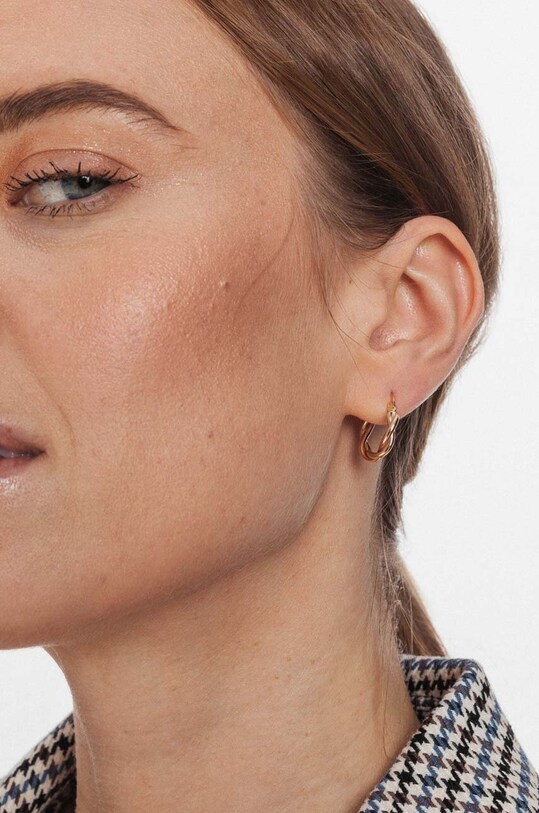 Χρυσά σκουλαρίκια ANIA KRUK ROYAL χρυσαφί ZAFKZ0190