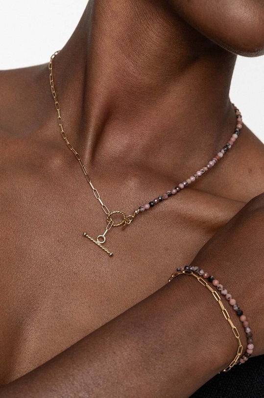 Akcesoria ANIA KRUK naszyjnik pozłacany SUMMER SAKNN1898Z złoty