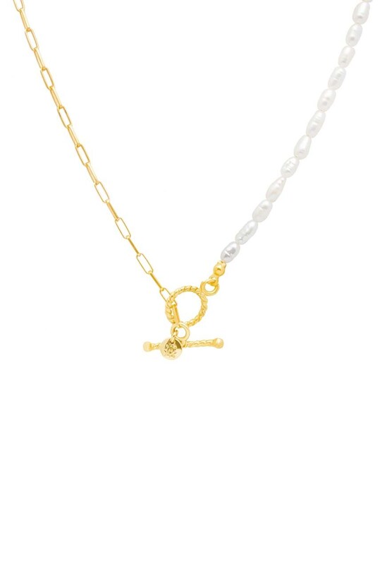 Επιχρυσωμένο κολιέ ANIA KRUK ARIEL ασήμι χρυσαφί SAKNP1892Z