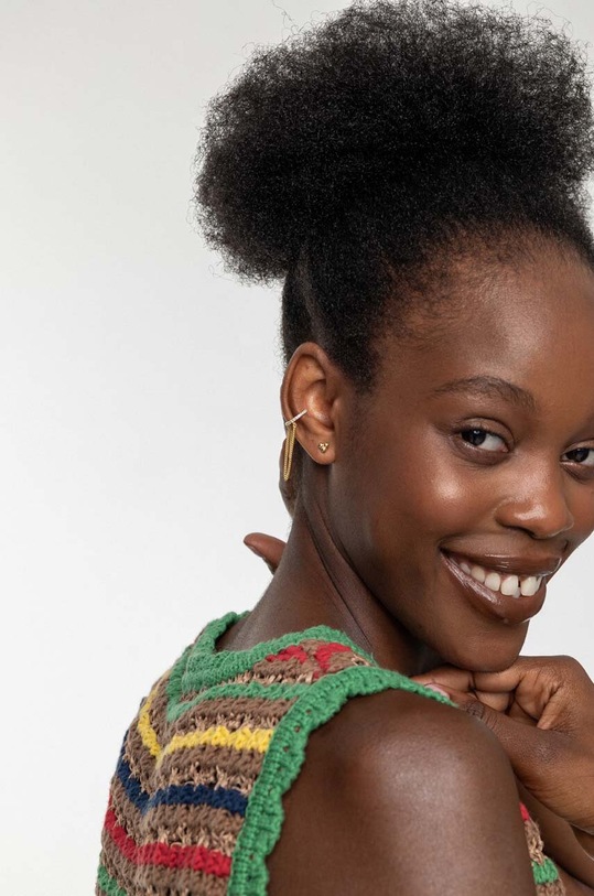 Doplňky Pozlacené náušnice ANIA KRUK COSMO SAKKS2290Z zlatá