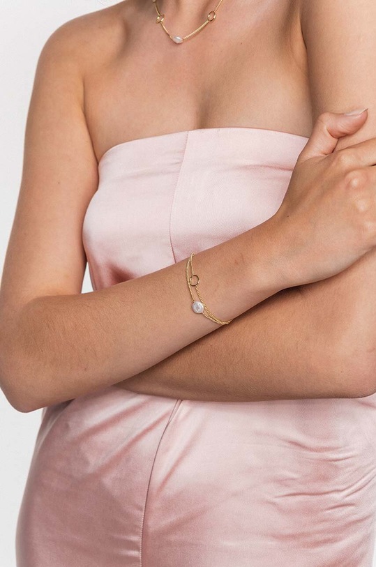 ANIA KRUK bransoletka pozłacana ARIEL złoty SMVAP1592Z