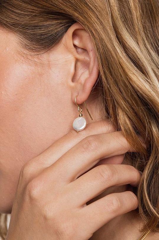 Doplňky Pozlacené náušnice ANIA KRUK ARIEL SMVKP1612Z zlatá