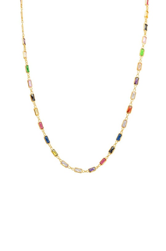 Pozlacený náhrdelník ANIA KRUK SUGAR stříbro zlatá SMVNC1629Z