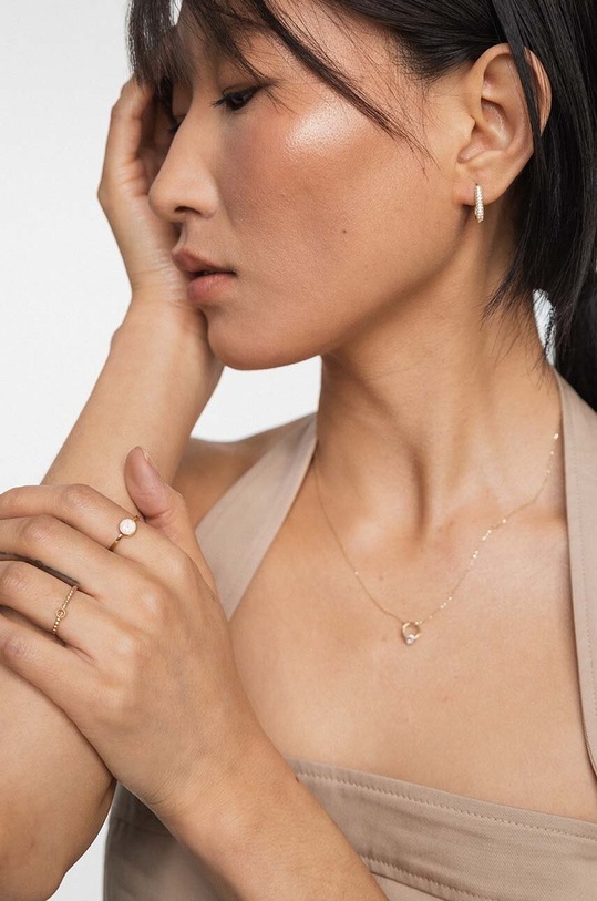 Akcesoria ANIA KRUK kolczyki złote GLOW ZEMKC2022 złoty