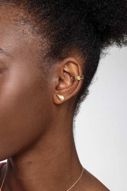 Doplňky Stříbrné pozlacené náušnice ANIA KRUK ARIEL SARKS0060Z zlatá