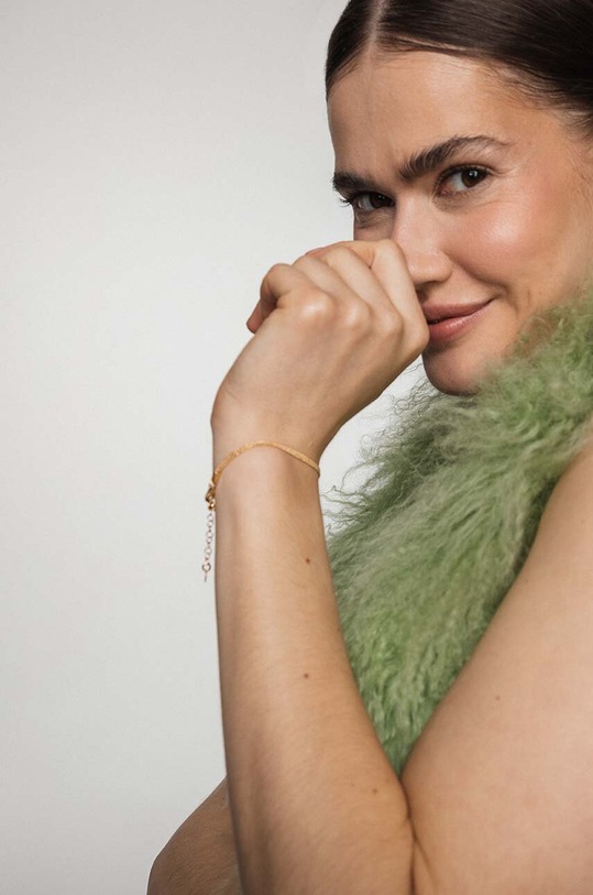 Accesorii ANIA KRUK brățară placată cu aur VINTAGE SSIAS1670Z aur