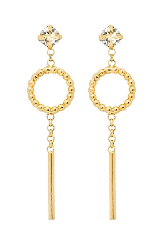 Pozlacené náušnice ANIA KRUK GLAMOUR pozlacení zlatá SSIKC1770Z