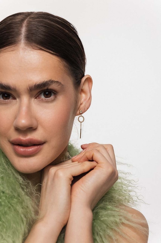 Doplňky Pozlacené náušnice ANIA KRUK GLAMOUR SSIKC1770Z zlatá