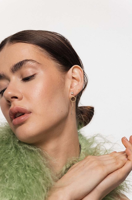 Pozlacené náušnice ANIA KRUK GLAMOUR zlatá SSIKC1770Z