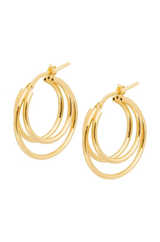 Серебряные серьги с позолотой ANIA KRUK TRENDY позолота золотой SSIKS1870Z