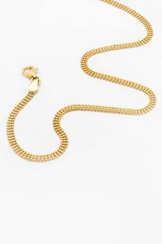 ANIA KRUK naszyjnik ze srebra pokrytego złotem VINTAGE SSINS1670Z złoty ZA00