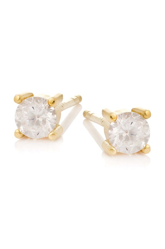 ANIA KRUK orecchini in argento placcato in oro ROCK IT zircone oro SYZKS0390Z