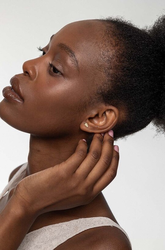 Doplňky Zlaté náušnice ANIA KRUK BELIEVE ZARKZ0140 zlatá