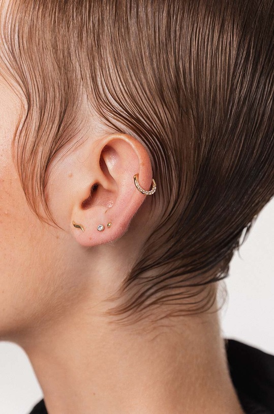 Αξεσουάρ Χρυσά σκουλαρίκια ANIA KRUK BELIEVE ZARKZ0150 χρυσαφί