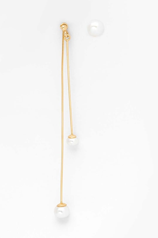 Stříbrné pozlacené náušnice ANIA KRUK ARIEL SMVKP1672Z zlatá ZA00