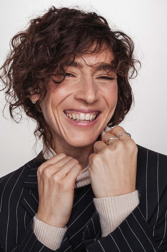 Piercing uhan ANIA KRUK ROCK IT srebrna SRUKC0792