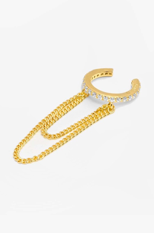 Uhan za zgornji del ušesa iz srebra prevlečenega z zlatom ANIA KRUK ROCK IT SRUKC1452Z zlata ZA00