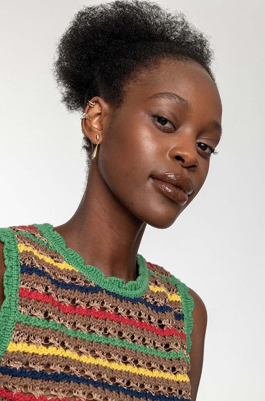 ANIA KRUK cercel din argint placat cu aur ROCK IT aur SRUKC1462Z