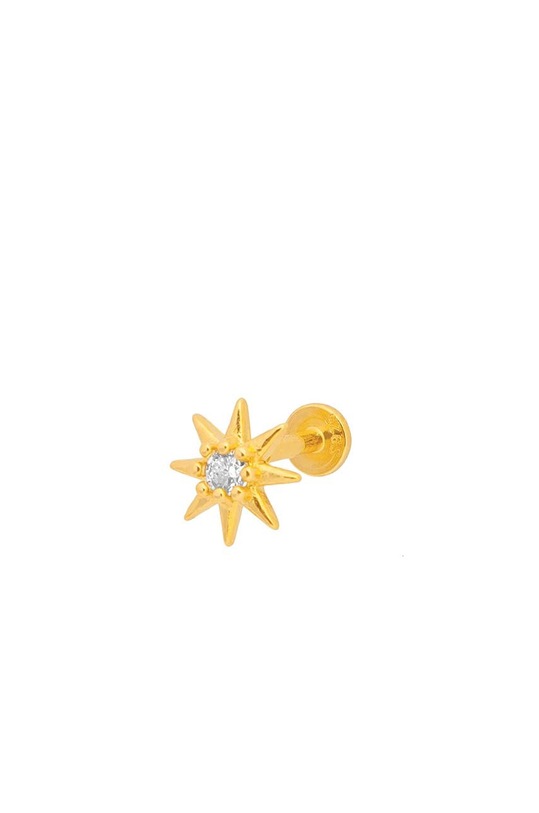 Сережка для пірсингу ANIA KRUK ROCK IT срібло золотий SRUKC1732Z