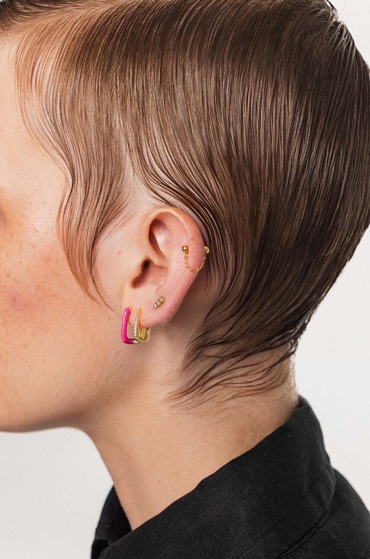 Серьга для пирсинга ANIA KRUK ROCK IT золотой SRUKC1792Z