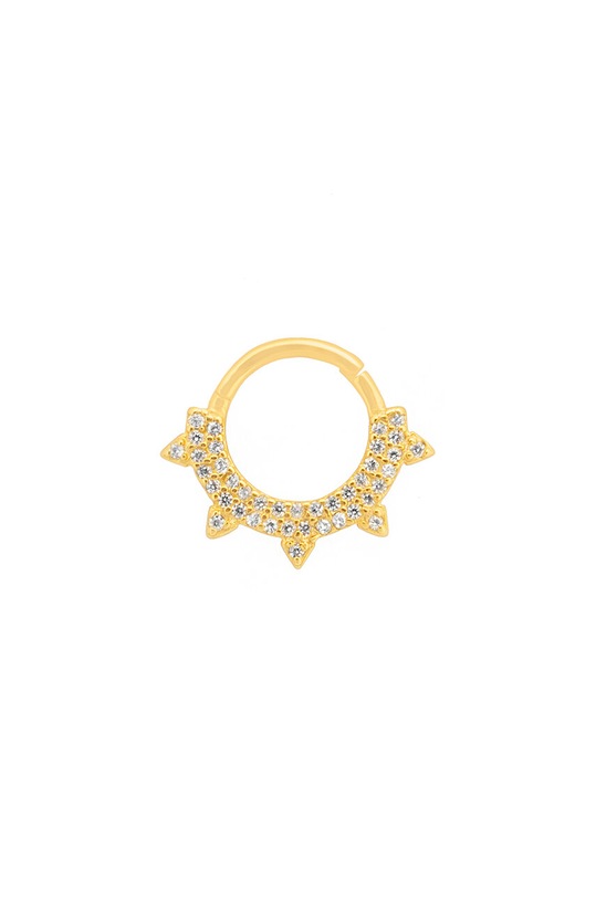 Piercing uhan ANIA KRUK ROCK IT srebro zlata SRUKC1922Z