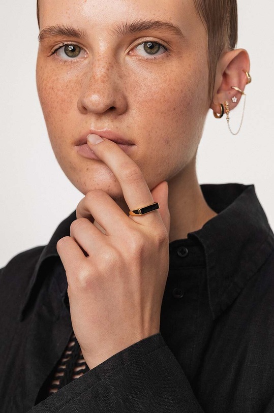 ANIA KRUK piercing fülbevaló ROCK IT arany SRUKC1952Z