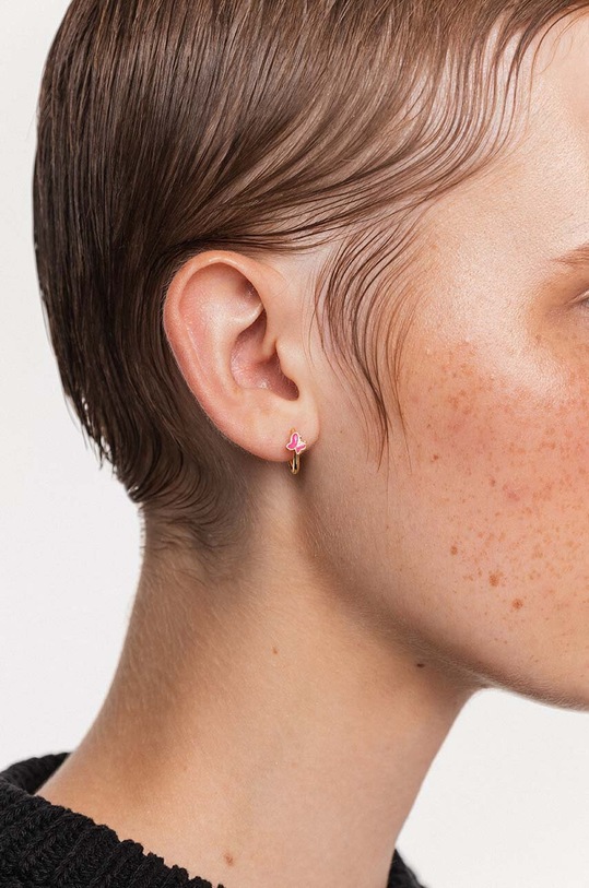 Аксесуари Срібні сережки з позолотою ANIA KRUK SUGAR SRUKE1569Z золотий