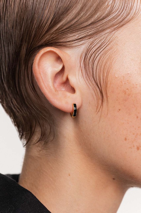 Kiegészítők ANIA KRUK aranyozott ezüst fülbevaló TRENDY SRUKE1621Z arany