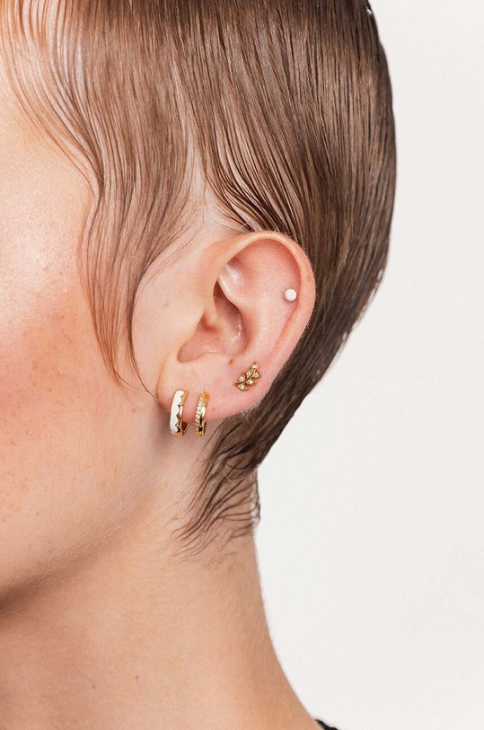 Kiegészítők ANIA KRUK aranyozott ezüst fülbevaló SUGAR SRUKE1652Z arany