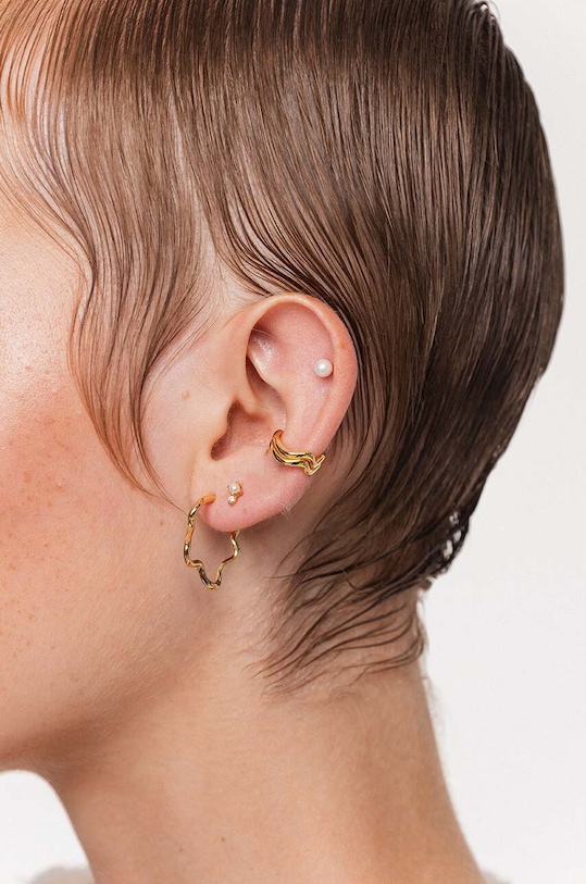 Doplňky Piercingová náušnice ANIA KRUK ROCK IT SRUKP1662Z zlatá