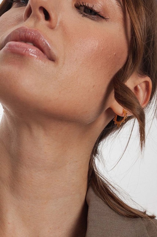 Kiegészítők ANIA KRUK aranyozott ezüst fülbevaló ROCK IT SRUKS1100Z arany