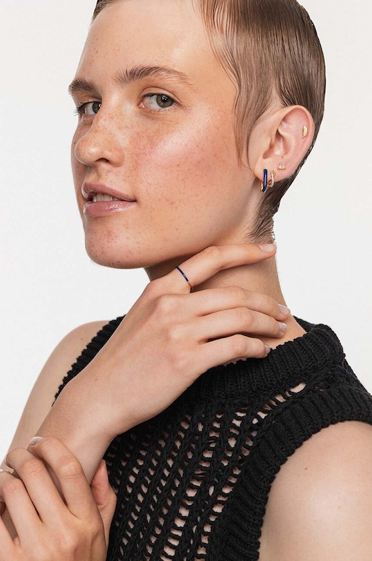 ANIA KRUK piercing fülbevaló ROCK IT SRUKS1710Z arany