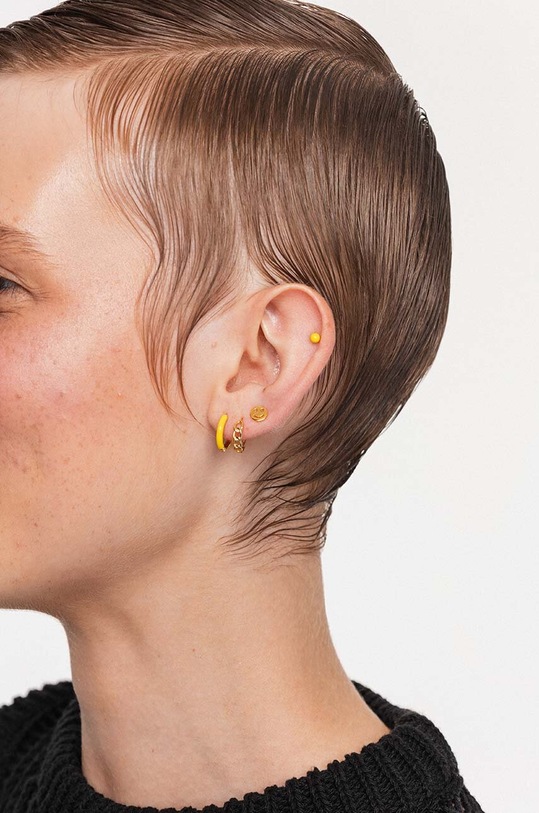 Doplňky Piercingová náušnice ANIA KRUK ROCK IT SRUKS1750Z zlatá