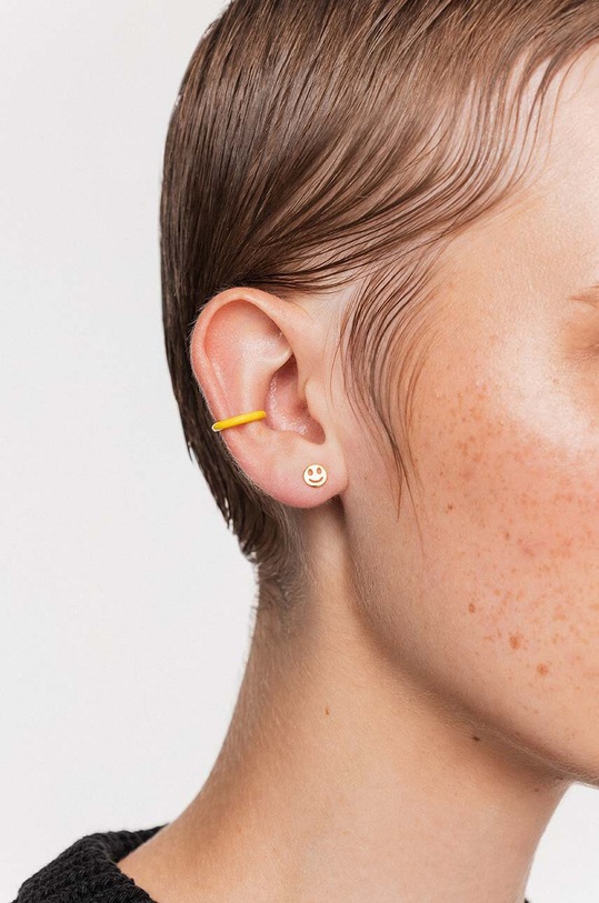 Piercingová náušnice ANIA KRUK ROCK IT zlatá SRUKS1750Z