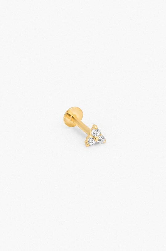 Золота сережка для пірсингу ANIA KRUK ROCK IT ZALKC0952 золотий ZA00