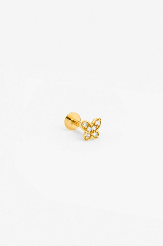 Zlatá piercingová náušnice ANIA KRUK ROCK IT ZALKC1022 zlatá ZA00