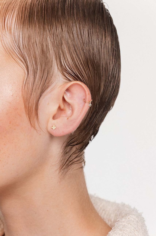 Doplňky Zlatá piercingová náušnice ANIA KRUK ROCK IT ZALKC1022 zlatá