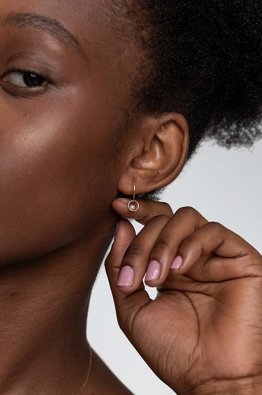 Doplňky Zlaté náušnice ANIA KRUK ARIEL ZALKP1222 zlatá