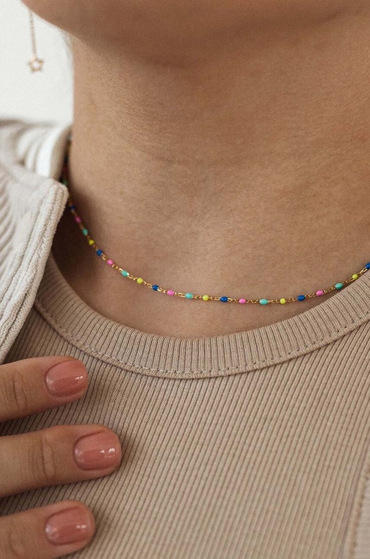 Doplňky Náhrdelník ANIA KRUK SUGAR SLTNE2240Z zlatá